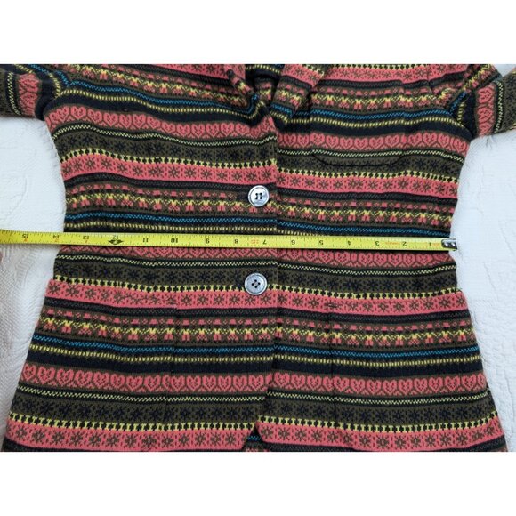 IISLI Jacket Blazer Women's Size 4  100% Wool  Nordic style x long sleeve - Picture 12 of 16